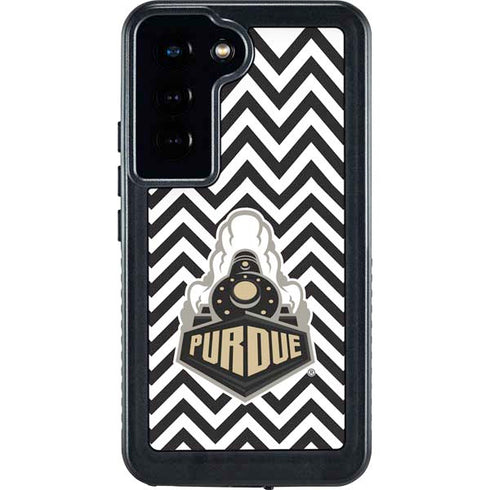 Purdue University Purdue Chevron Galaxy S24 Waterproof Case